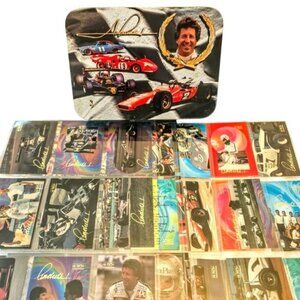 Mario Andretti 51 Trading Card Set Hi-Tech 1992 Indy Racing Racecar Vintage Rare
